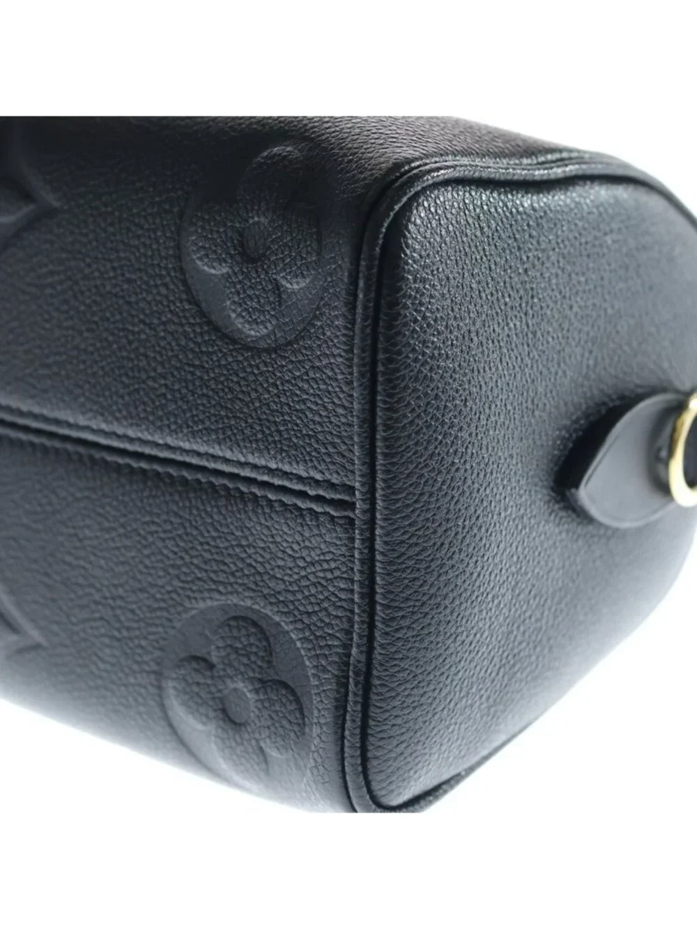 Louis Vuitton Monogram Empreinte Speedy Bandouliere 20 Strike Key Cadena Handbag
